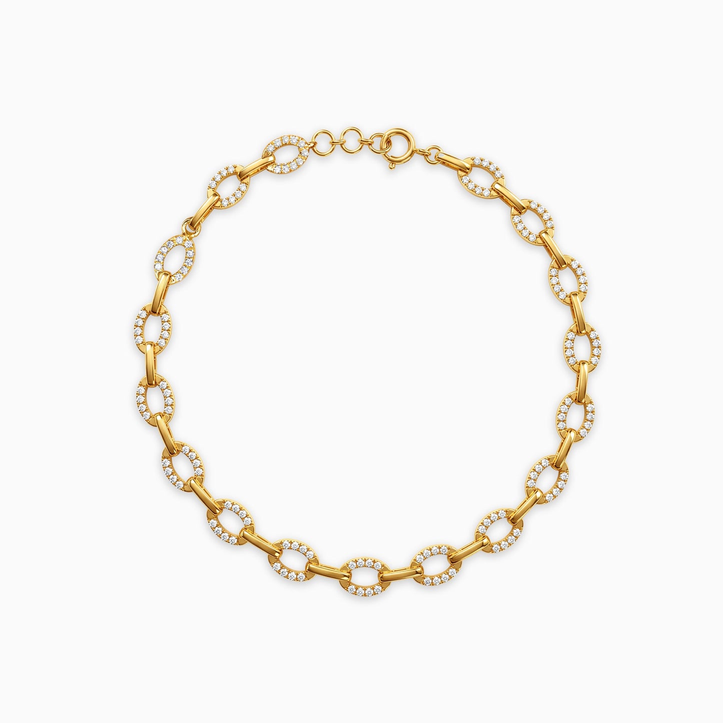 Anushka Sharma Gold Celestial Link Lab Grown Diamond Bracelet
