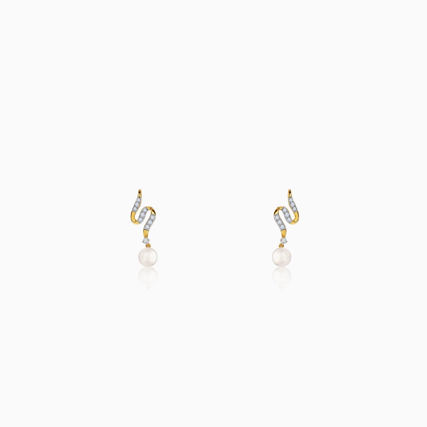 Anushka Sharma Gold Viera Lab Grown Diamond Earrings
