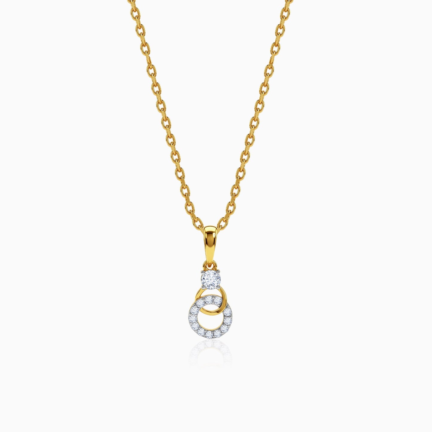 Gold Adalia Lab Grown Diamond Pendant