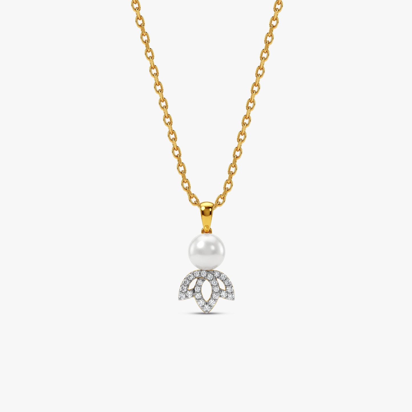 Gold Lupita Lab Grown Diamond Pendant
