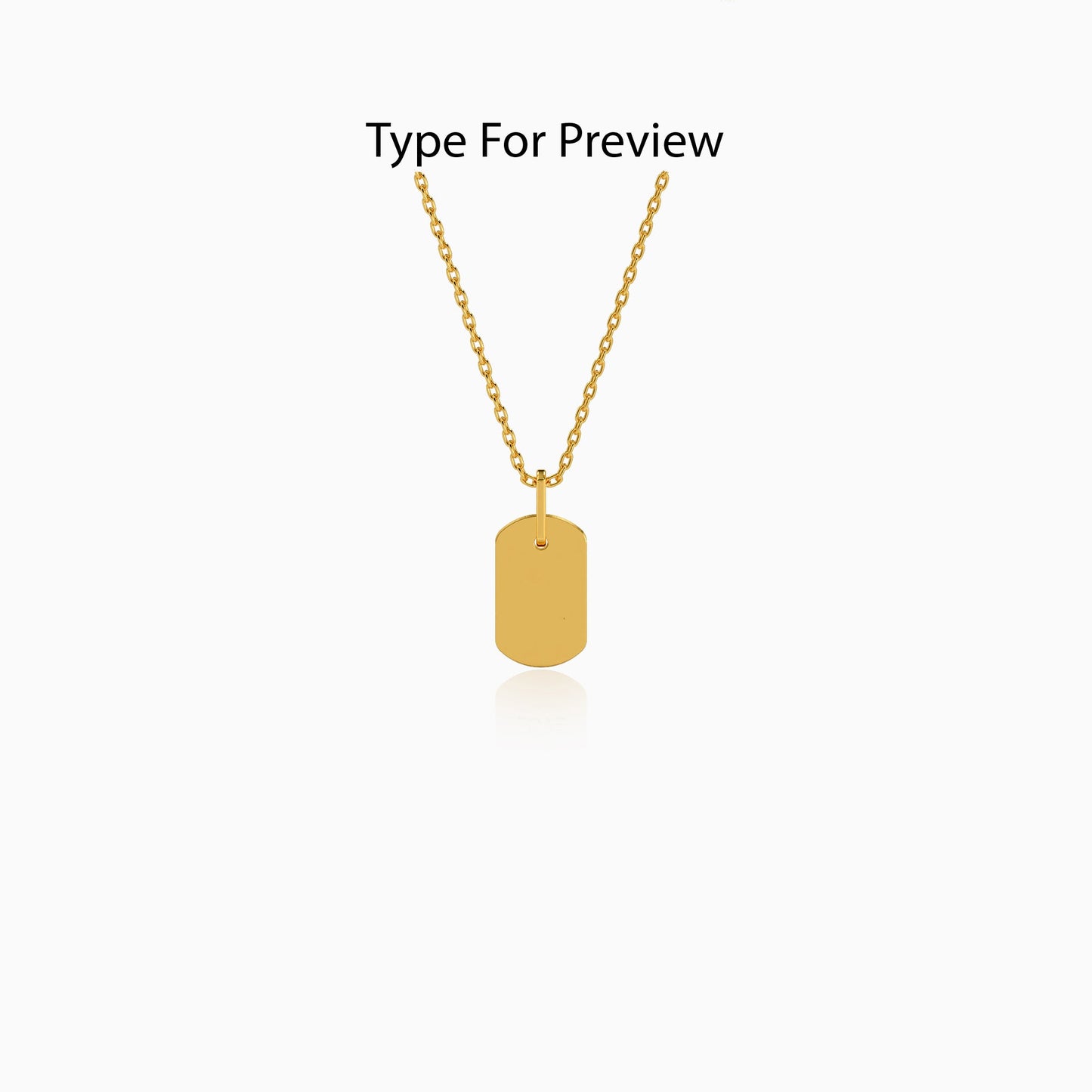 Personalised Gold Uniquely Yours Lab Grown Diamond Pendant (9K)