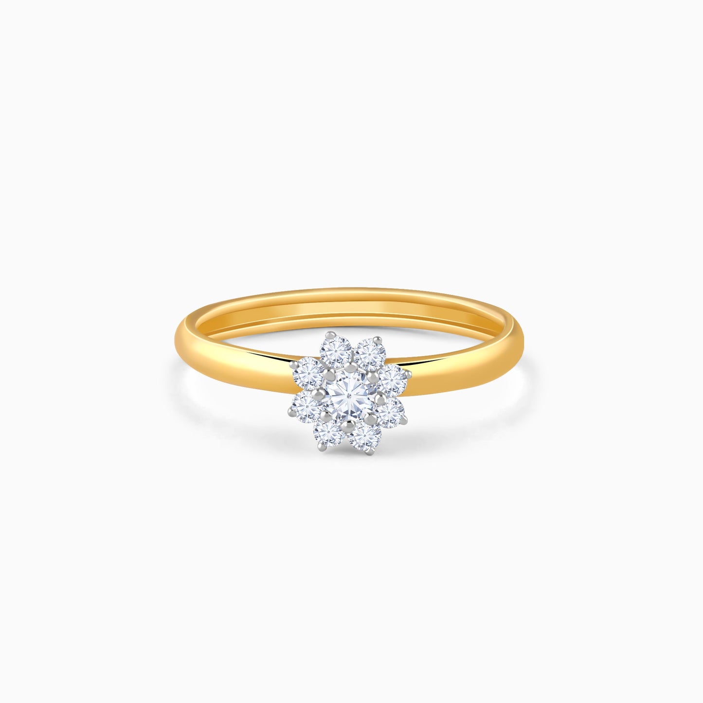 Gold Blooming Grace Lab Grown Diamond Ring
