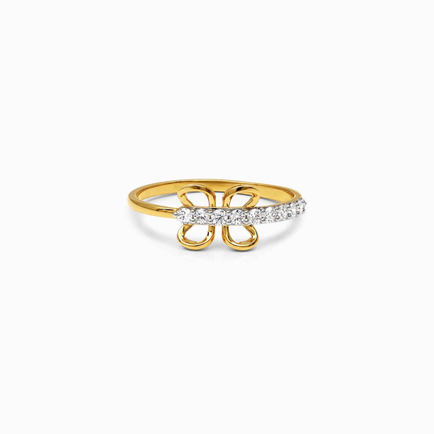 Gold Aveline Bloom Lab Grown Diamond Ring (Size 12)