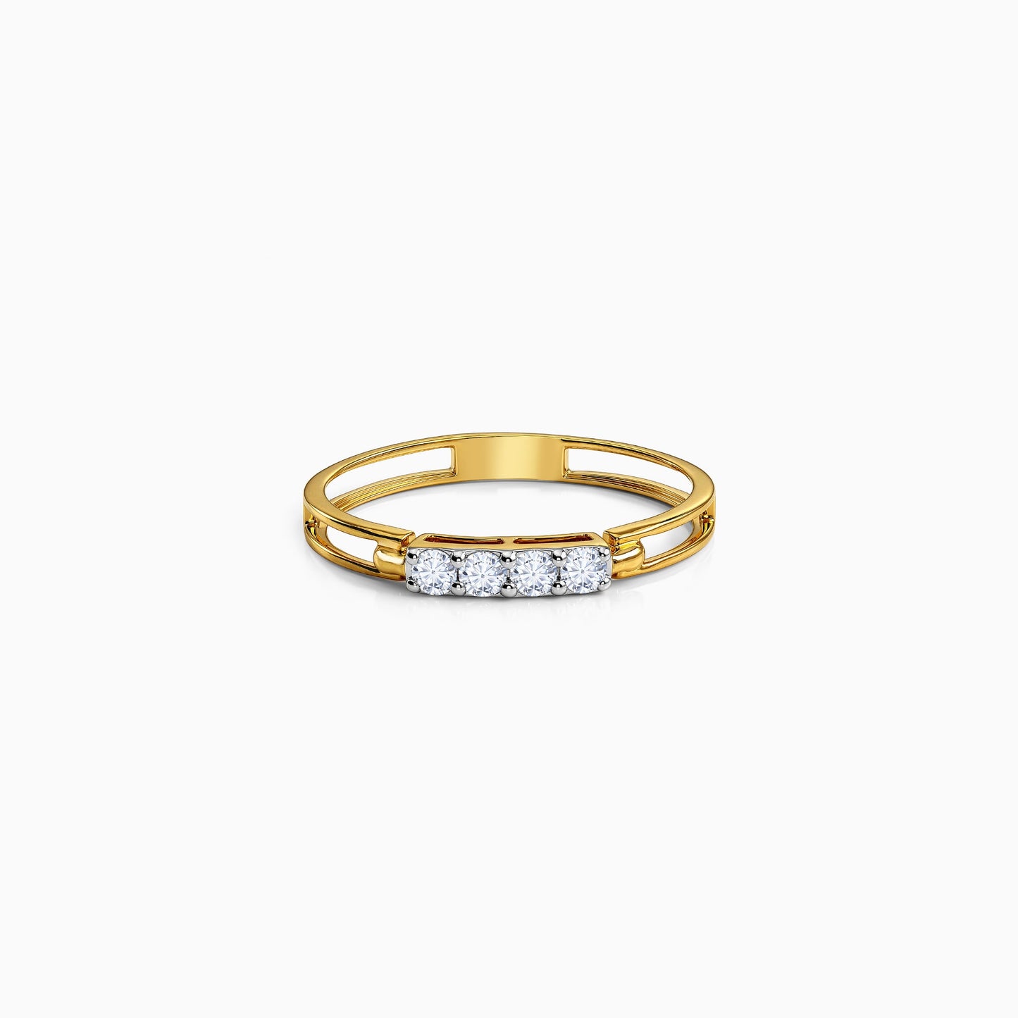Gold Muse Mode Lab Grown Diamond Ring (Size 12)