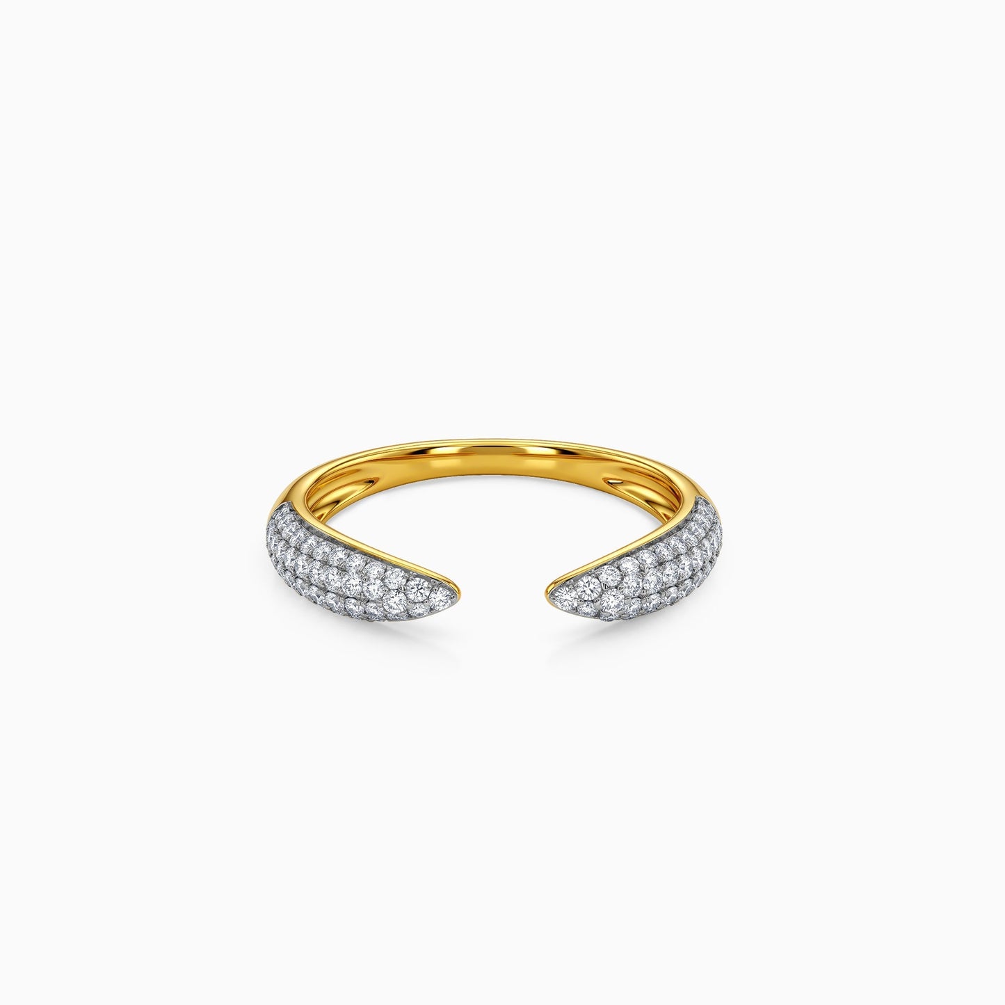 Anushka Sharma Gold Velvet Arc Lab Grown Diamond Ring (Size 12)