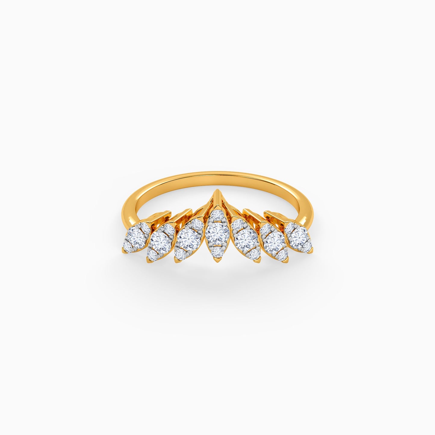 Gold Aurelia Bloom Lab Grown Diamond Ring (Size 12)