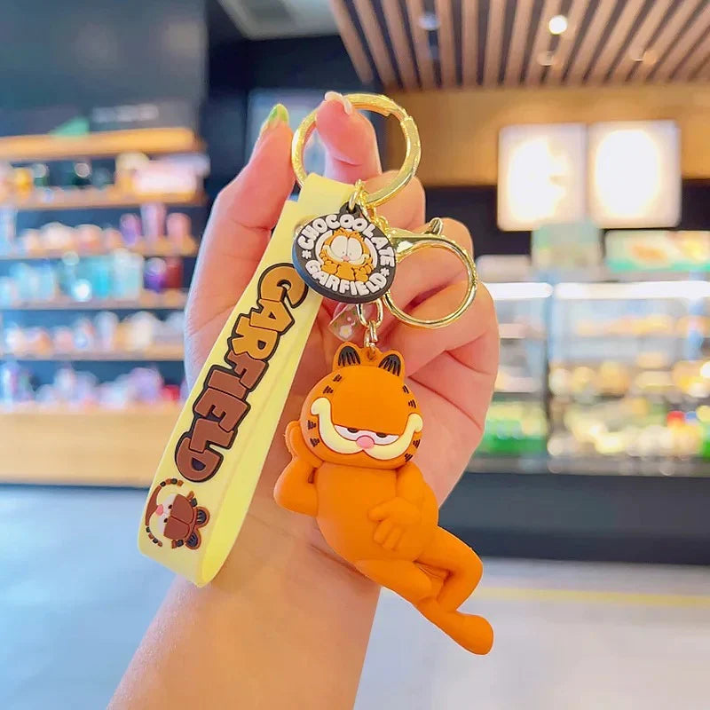 Garfield | 3D Lanyard Keychain | Silicone
