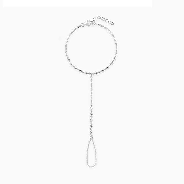 Silver Beaded Hathphool
