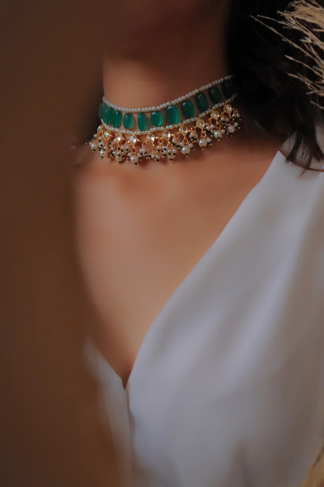 Regal Pachi Quartz Necklace Set