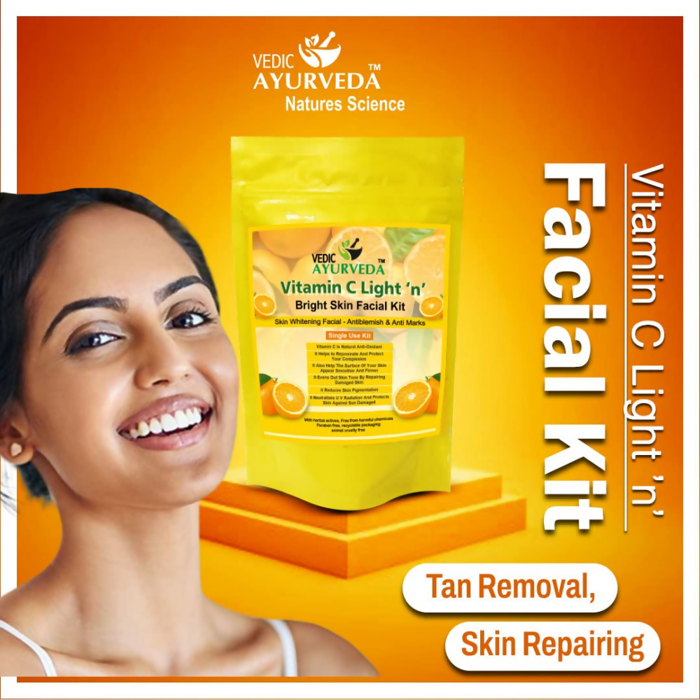VedicAyurveda Vitamin C Light 'n' Bright Skin Facial kit