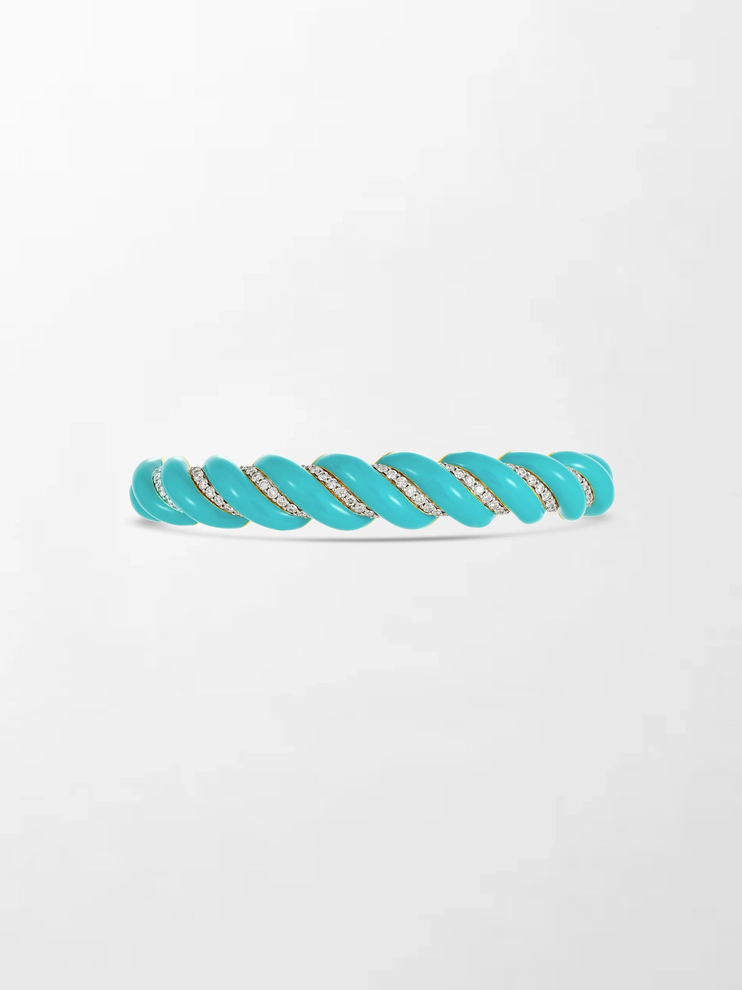 Turquoise Hinged Bracelet