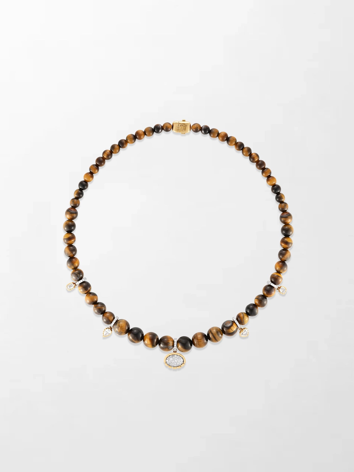 Tiger’s Eye Charm Necklace