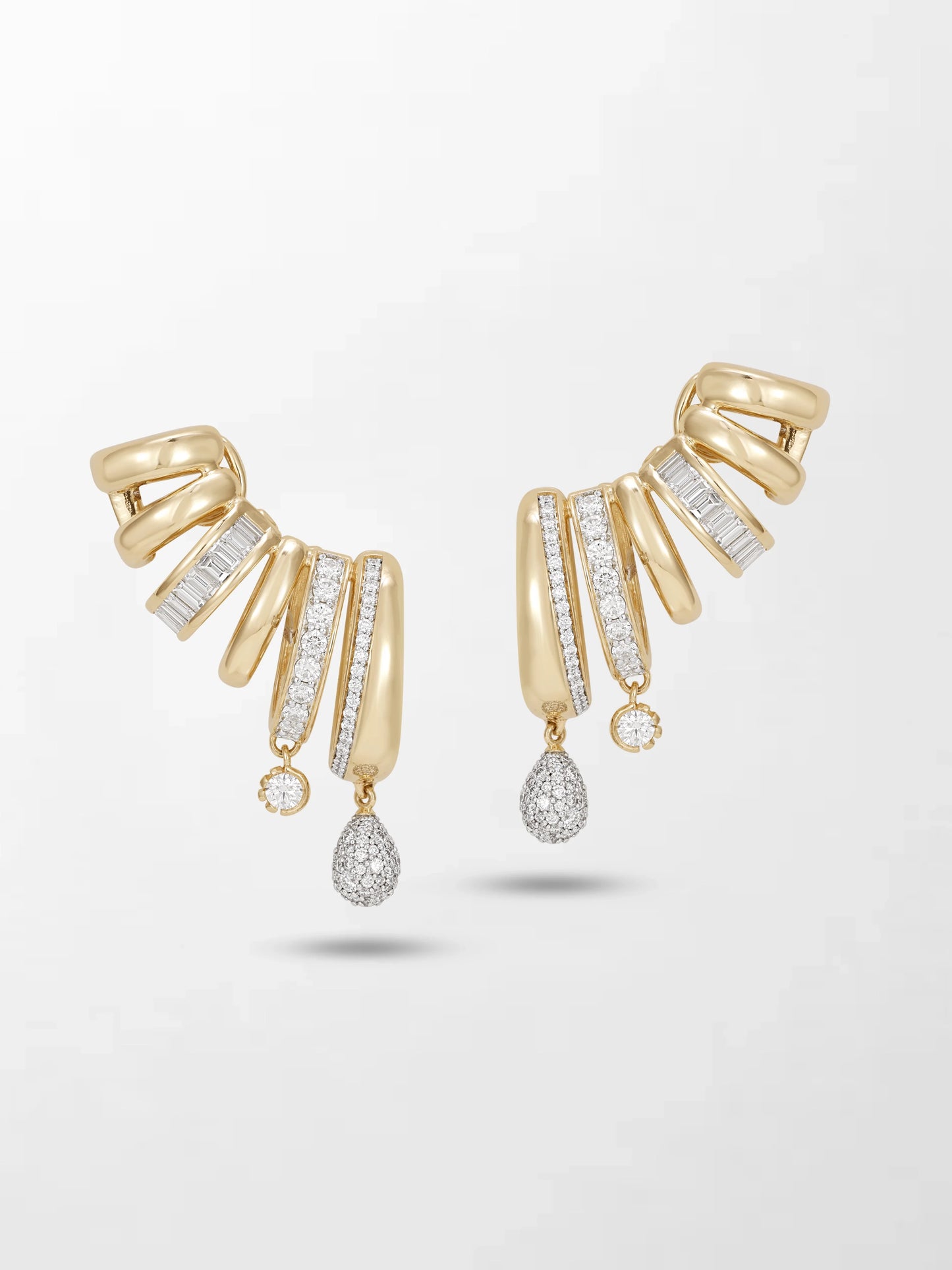 Drop Claw Climber Earring