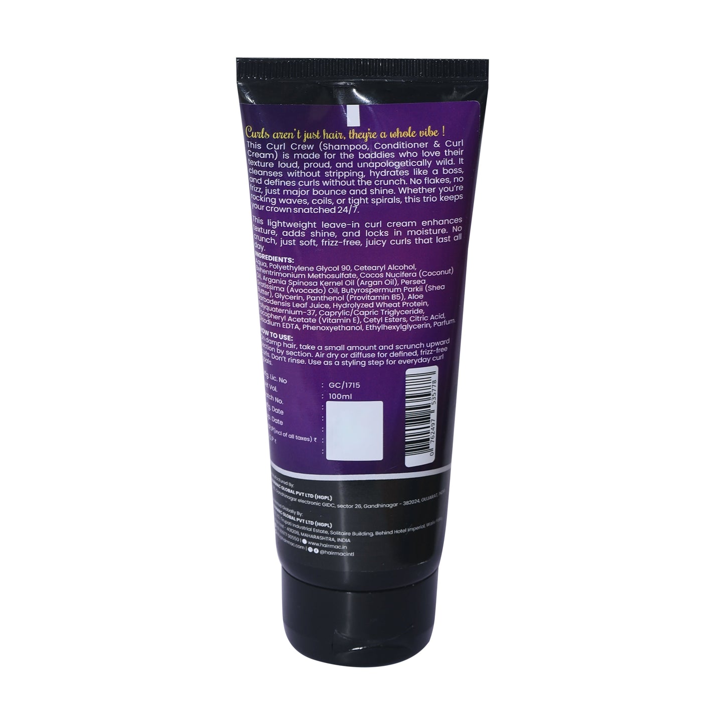 Hairmac Being Curly Leave-In Curl Cream