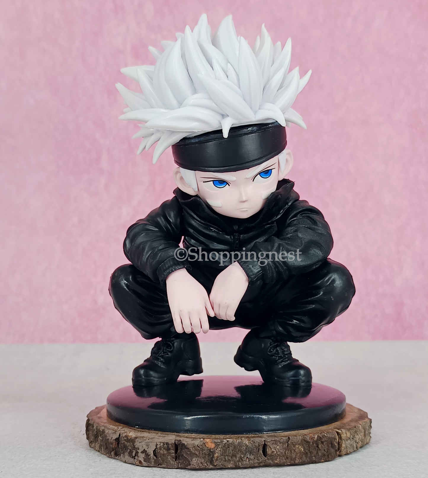 Jujutsu Kaisen Satoru Gojo Squatting Figure PVC Anime Collectible Toys Gift | 15 CMS |