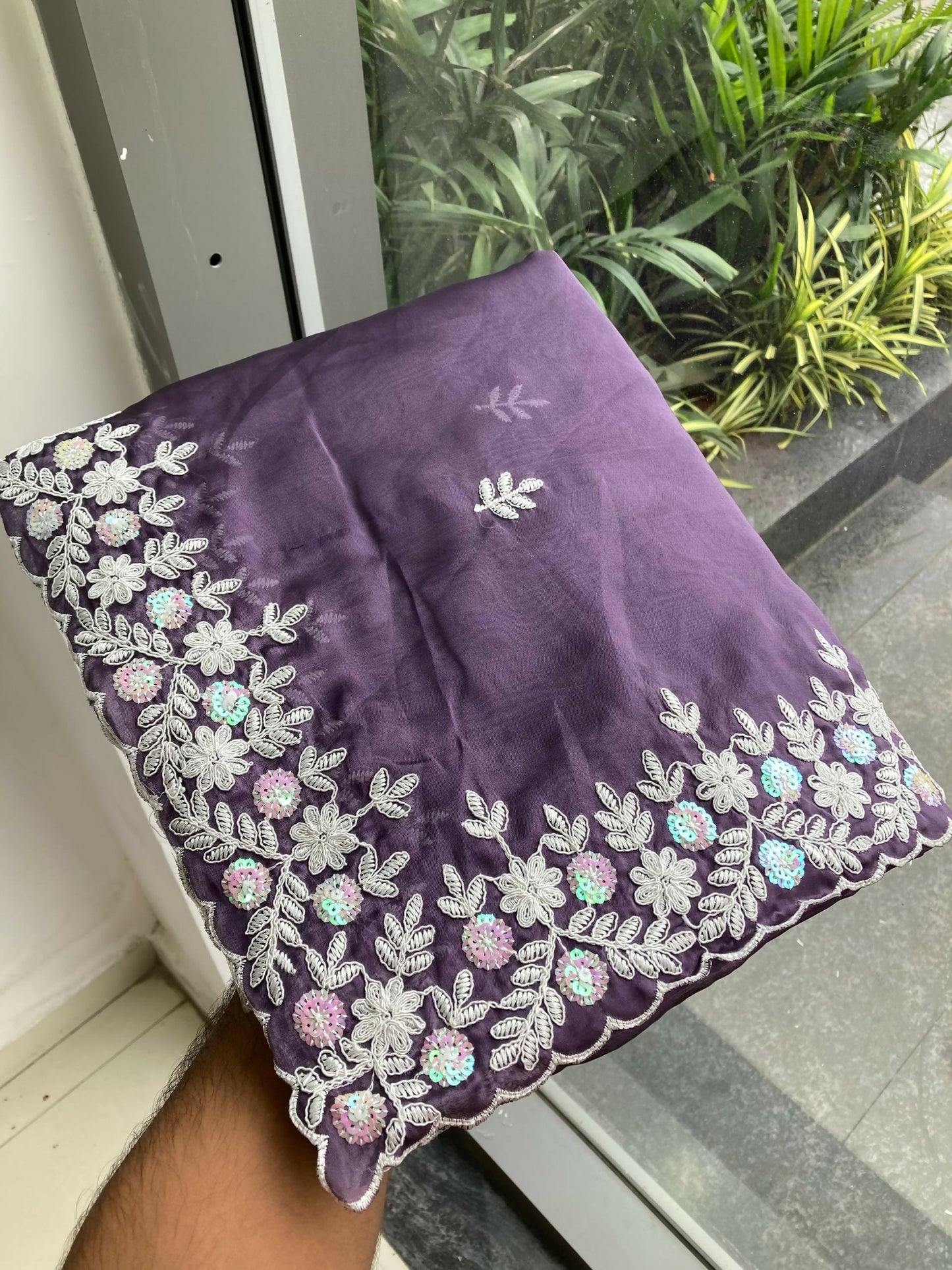 Teeya Creation New Trendy Party Wear Soft Silk Saree-Lavender