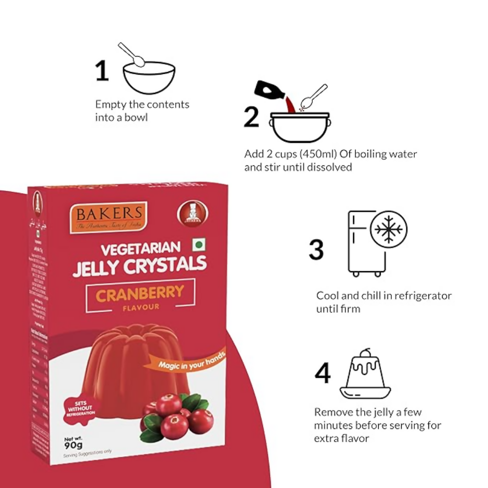 BAKERS Jelly Crystals - Cranberry