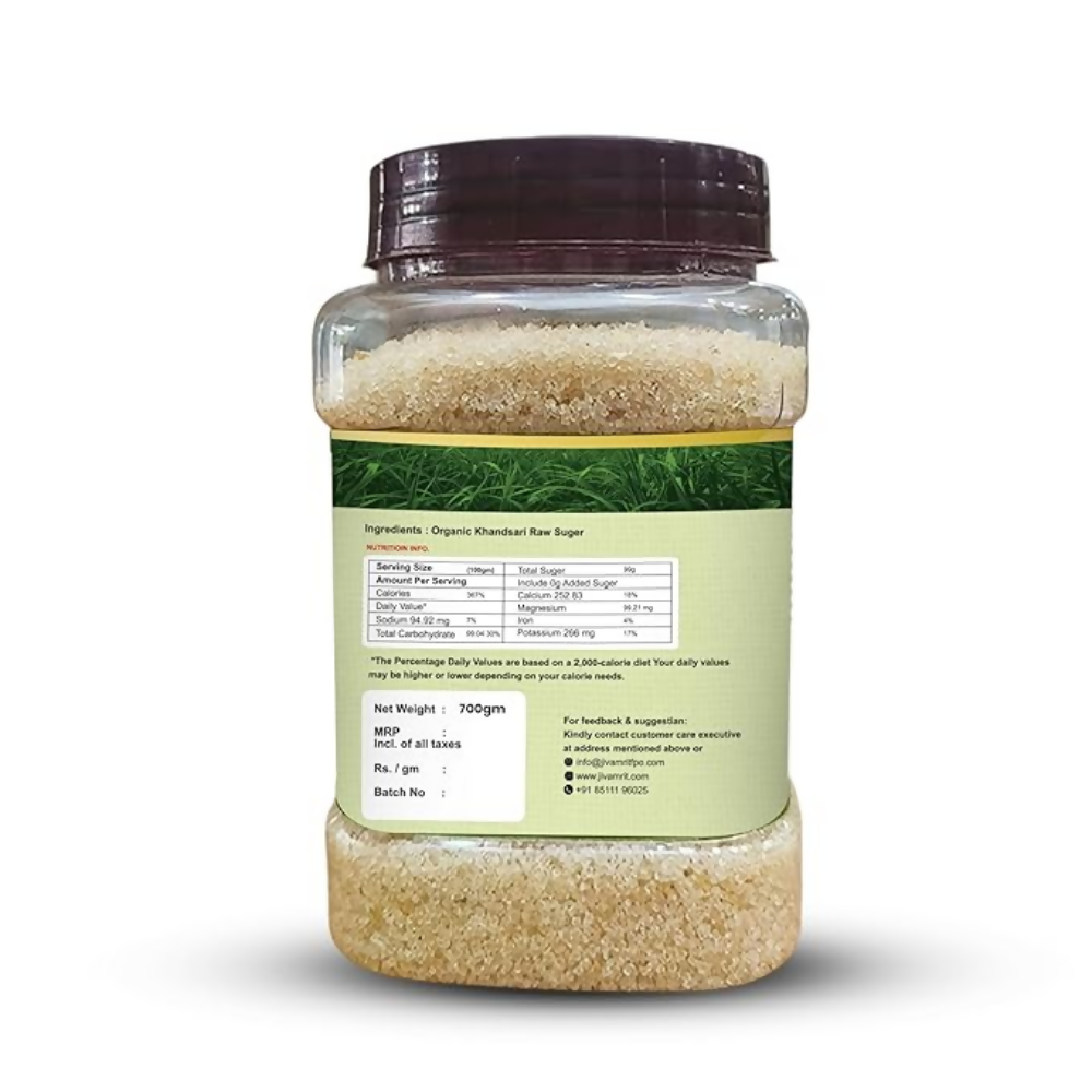 Jivamrit Organic Khandsari Raw Sugar