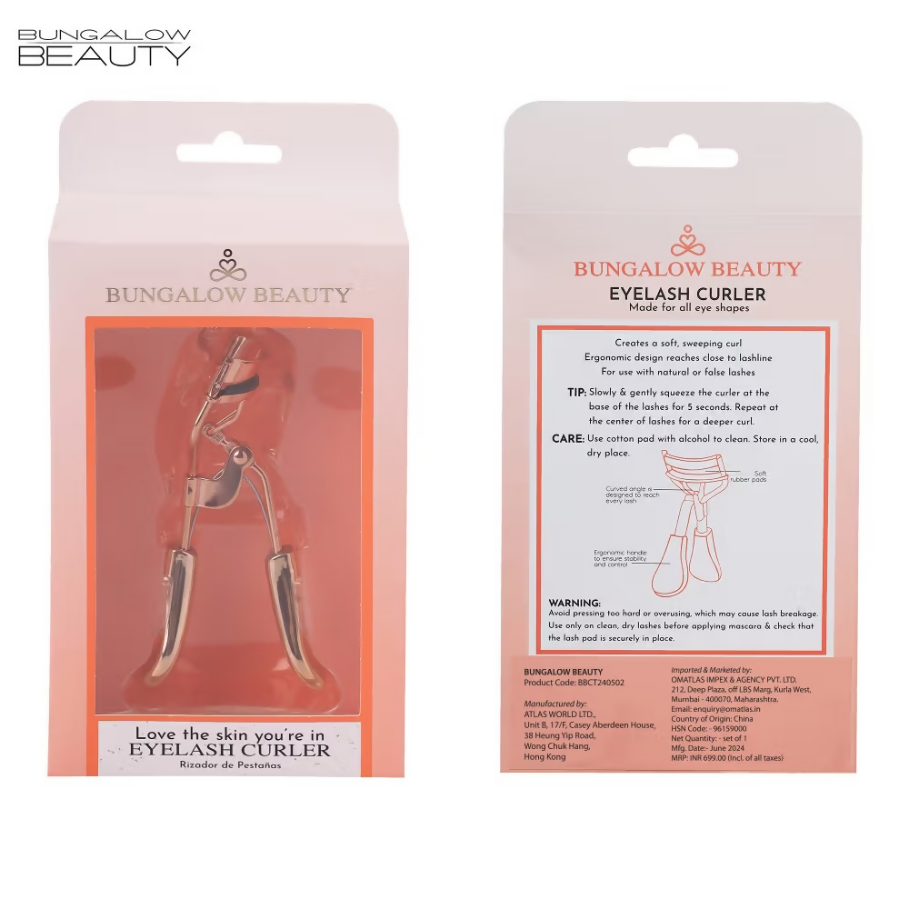 BUNGALOW BEAUTY Professional Quality Eyelash Curler