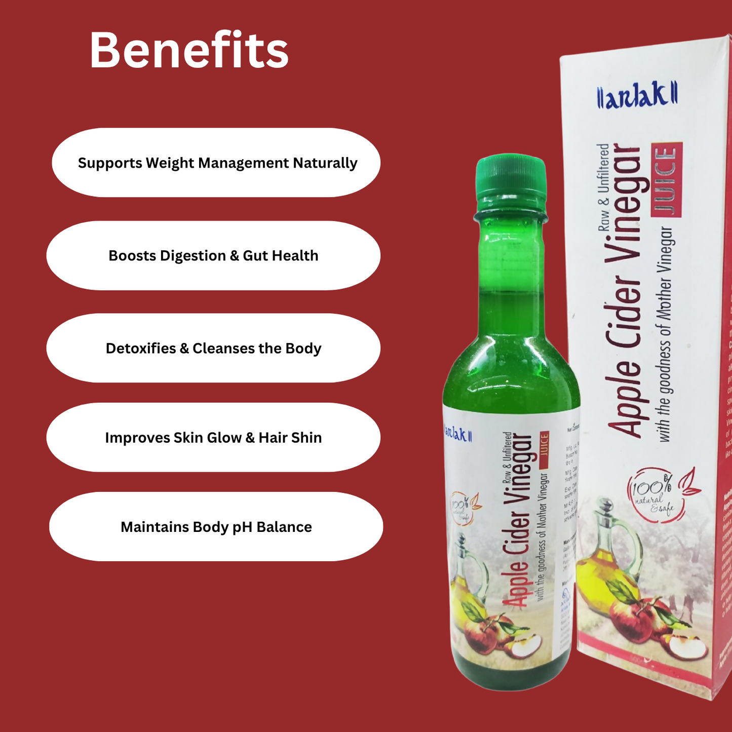Arlak Raw & Unflitered Apple Cide Vinegar