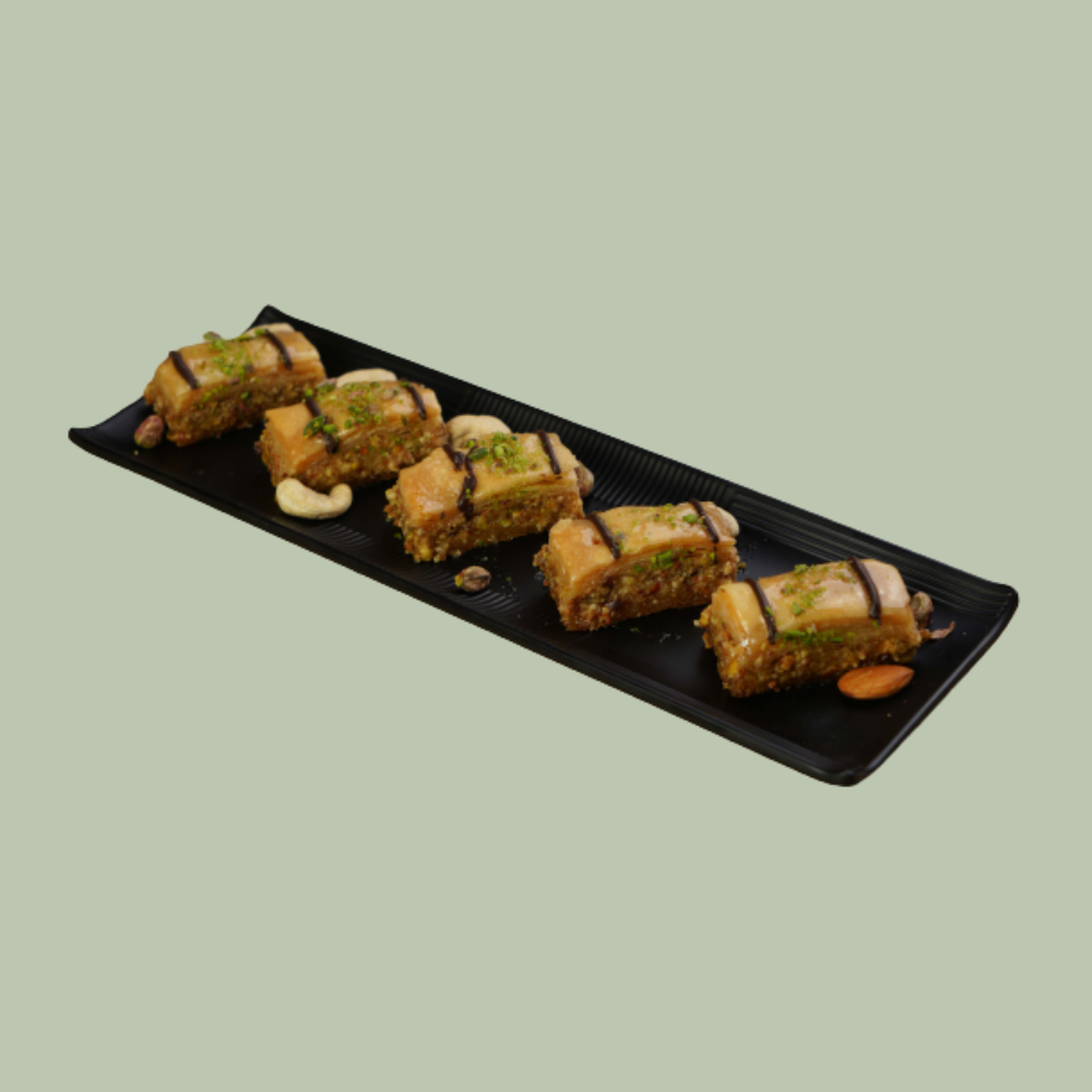 Agra Sweets Banjara Kaju Pistachio Baklava