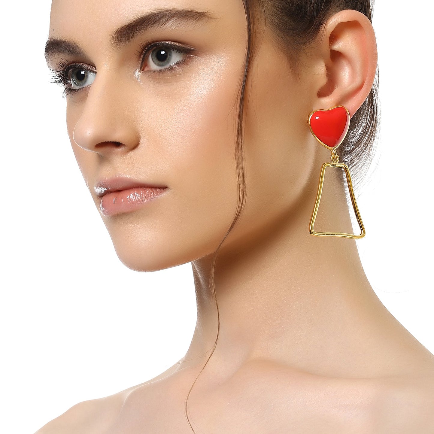 Red Heart Earrings