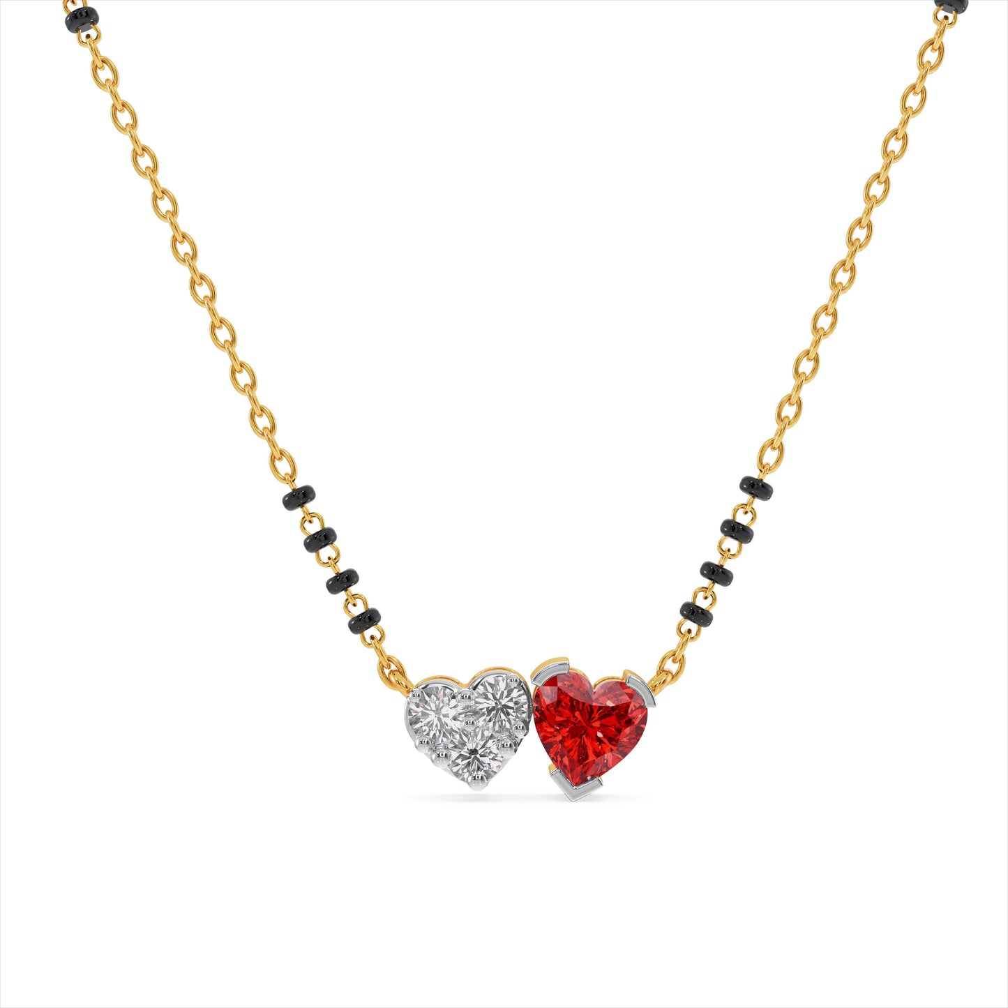 Soul Tied 9KT Gold Laboratory Grown Diamond Mangalsutra