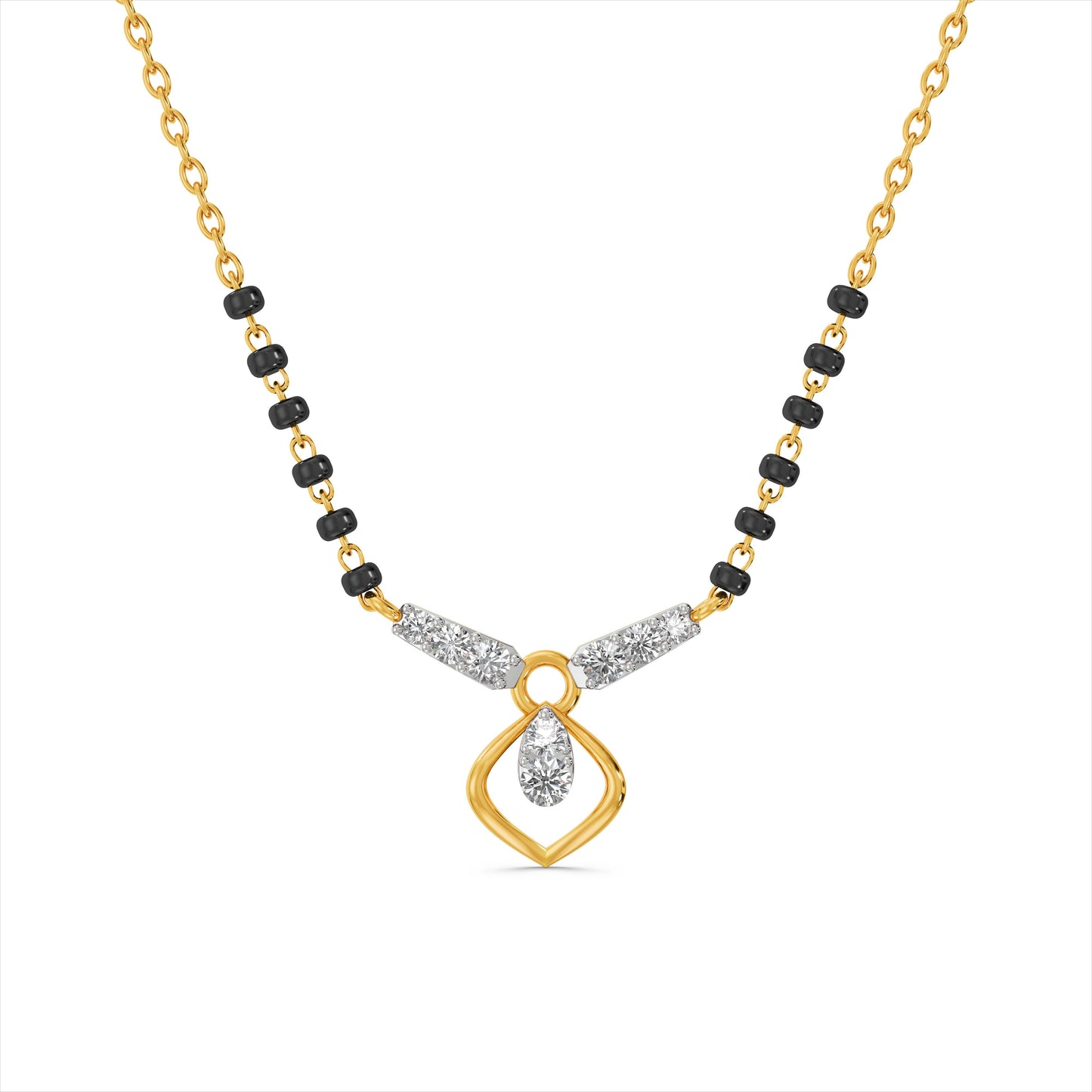 Sophia 9KT Gold Laboratory Grown Diamond Mangalsutra