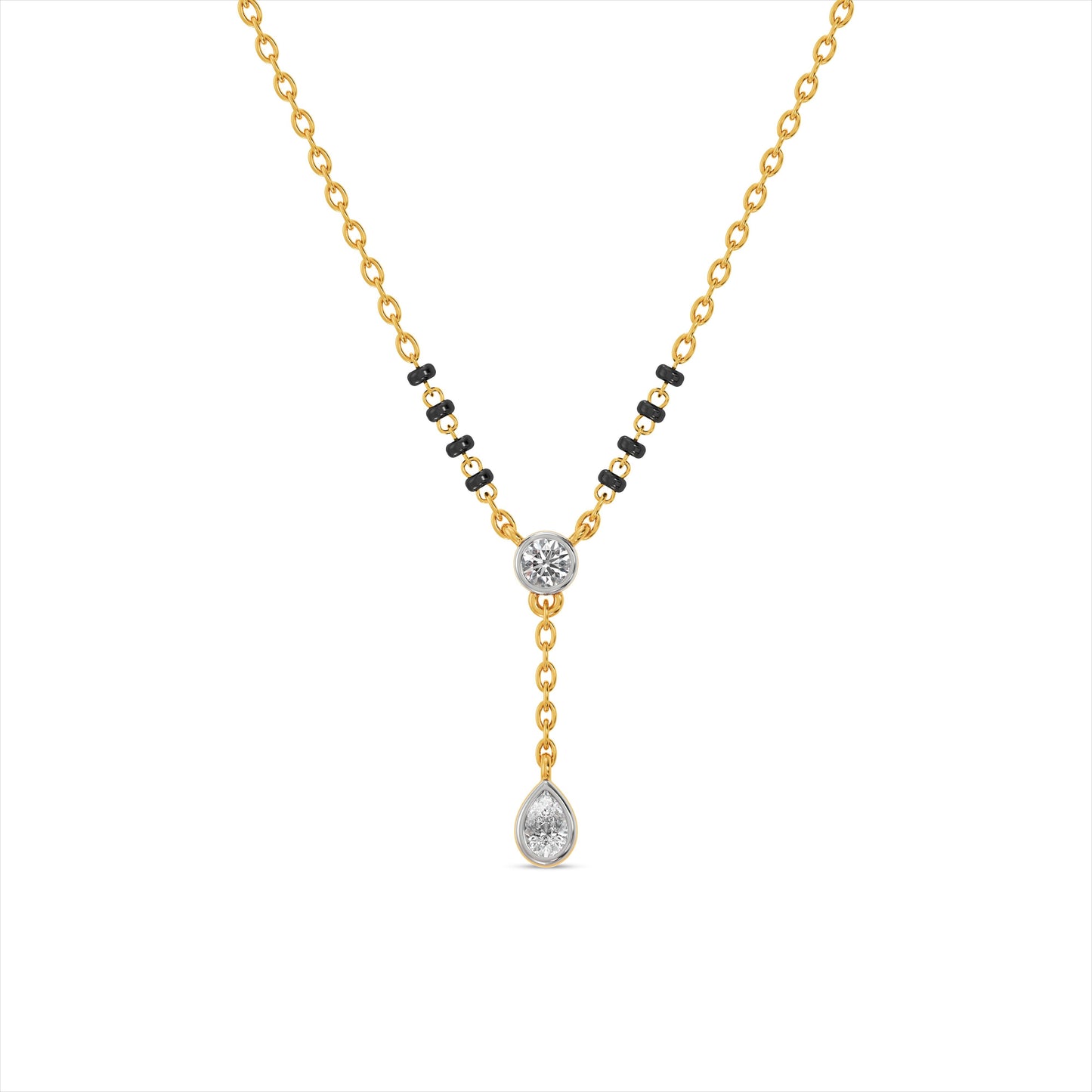 Pure Vow Teardrop 9KT Laboratory Grown Diamond Mangalsutra