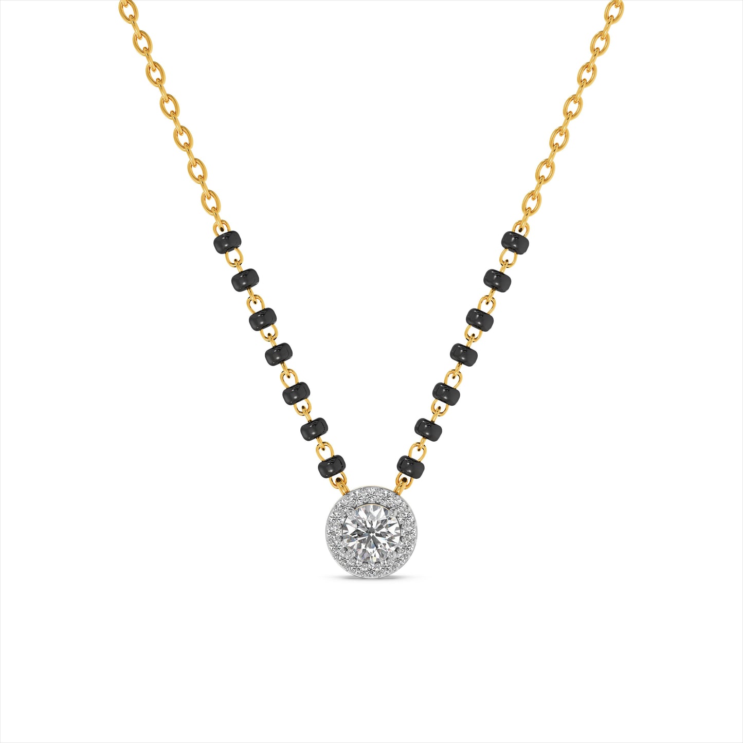 Sacred Sparkle 9KT Laboratory Grown Diamond Mangalsutra