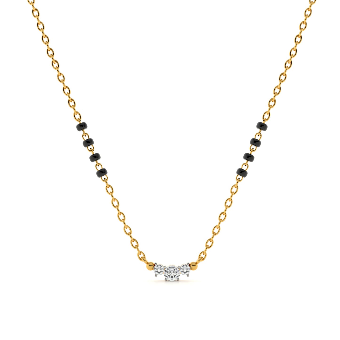 Trinity Grace 9KT Gold Laboratory Grown Diamond Mangalsutra
