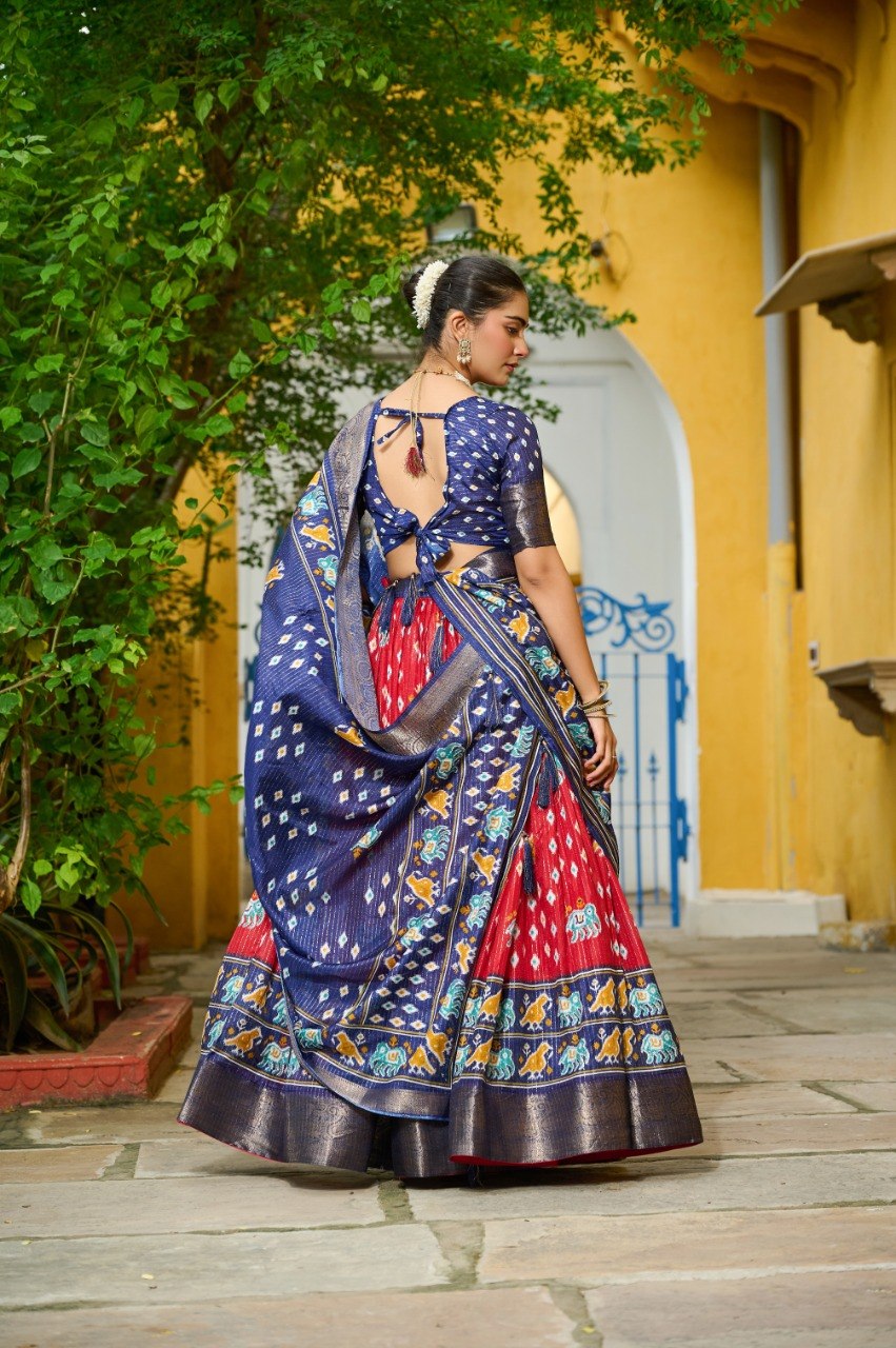 Lehenga Mart Gorgeous Lehenga Choli For Wedding-Red