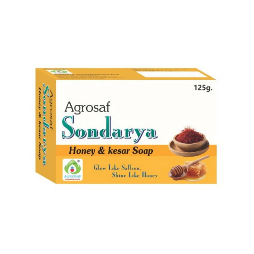Agrosaf Sondrya Honey & Kesar Soap