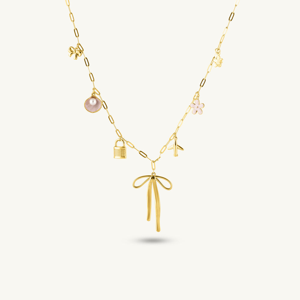 Whimsy Charm Cascade Necklace