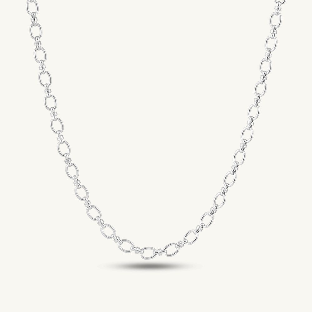 Bold Oval-Link Chain Necklace