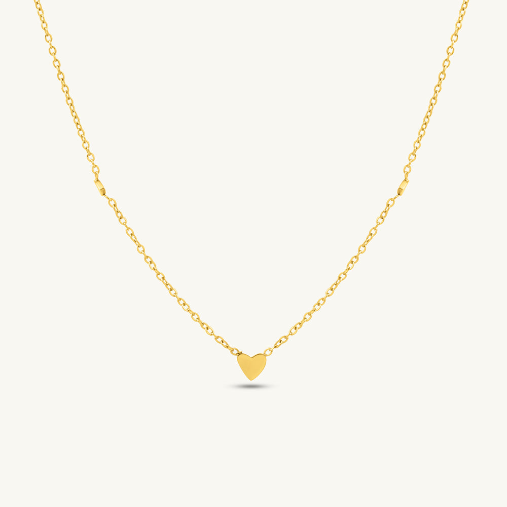 Heart Charm Chain Necklace