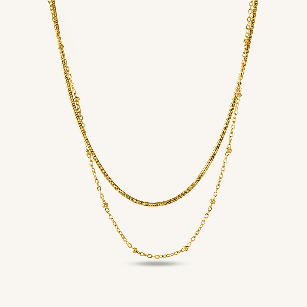 Double Layer Choker Necklace