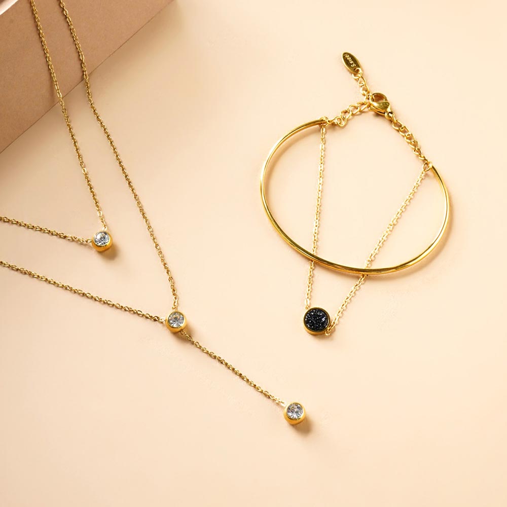 Golden Layered Brilliance Set