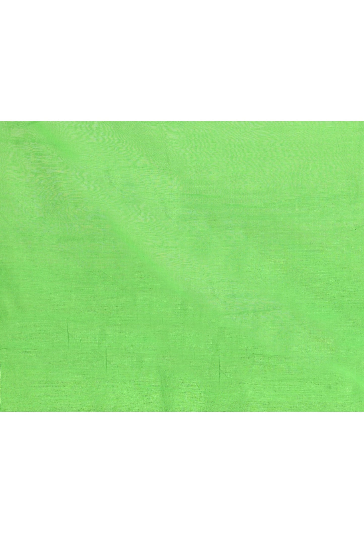 Piyari Fashion Women's Green Embellished Cotton Blend Jamdani Saree