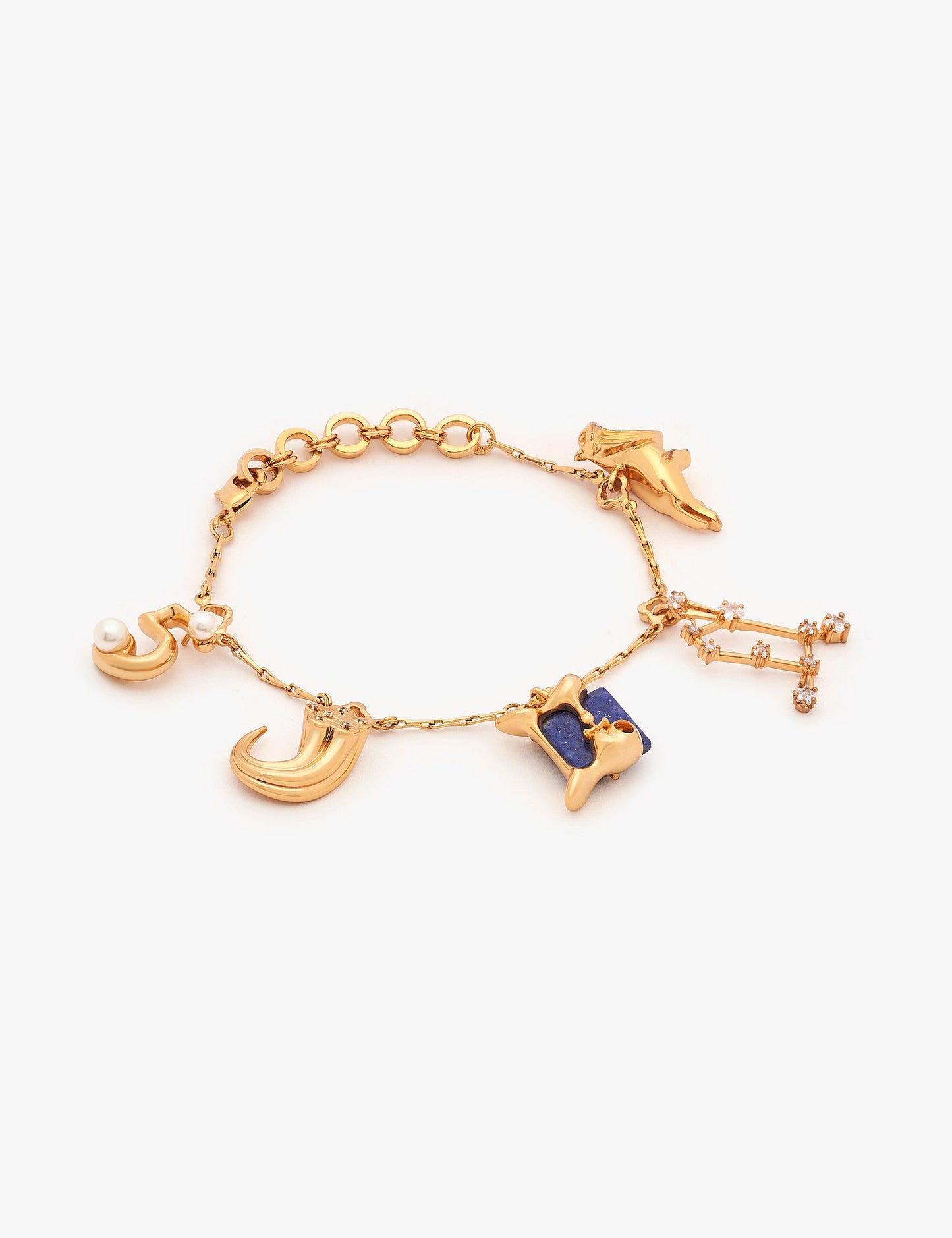 The Zodiac Series - Gemini Charm Bracelet