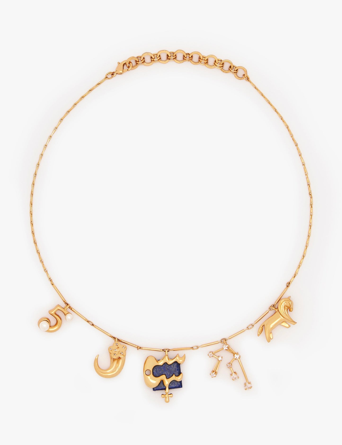 The Zodiac Series - Aquarius Charm Necklace