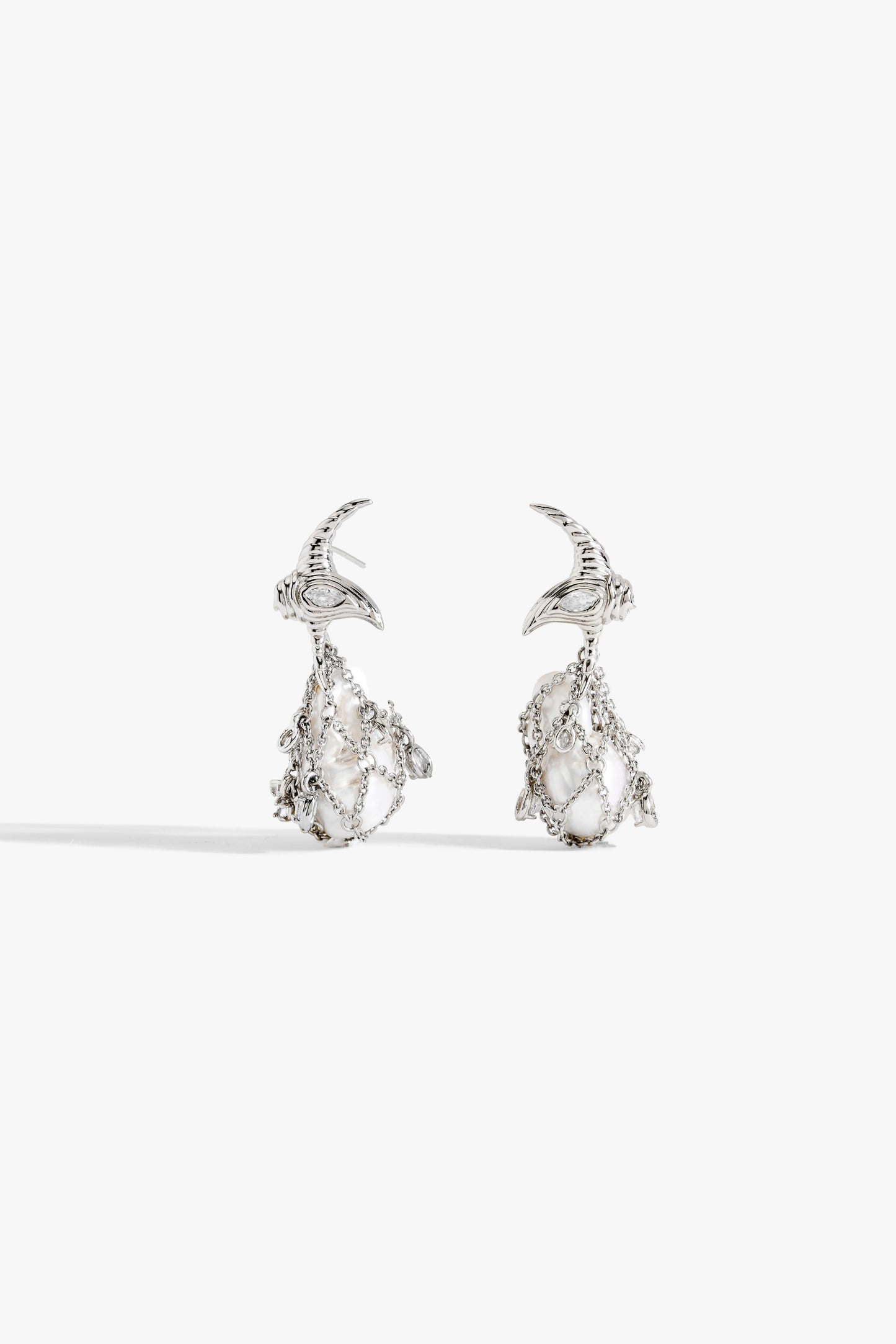 Silver SIren Drop Earrings