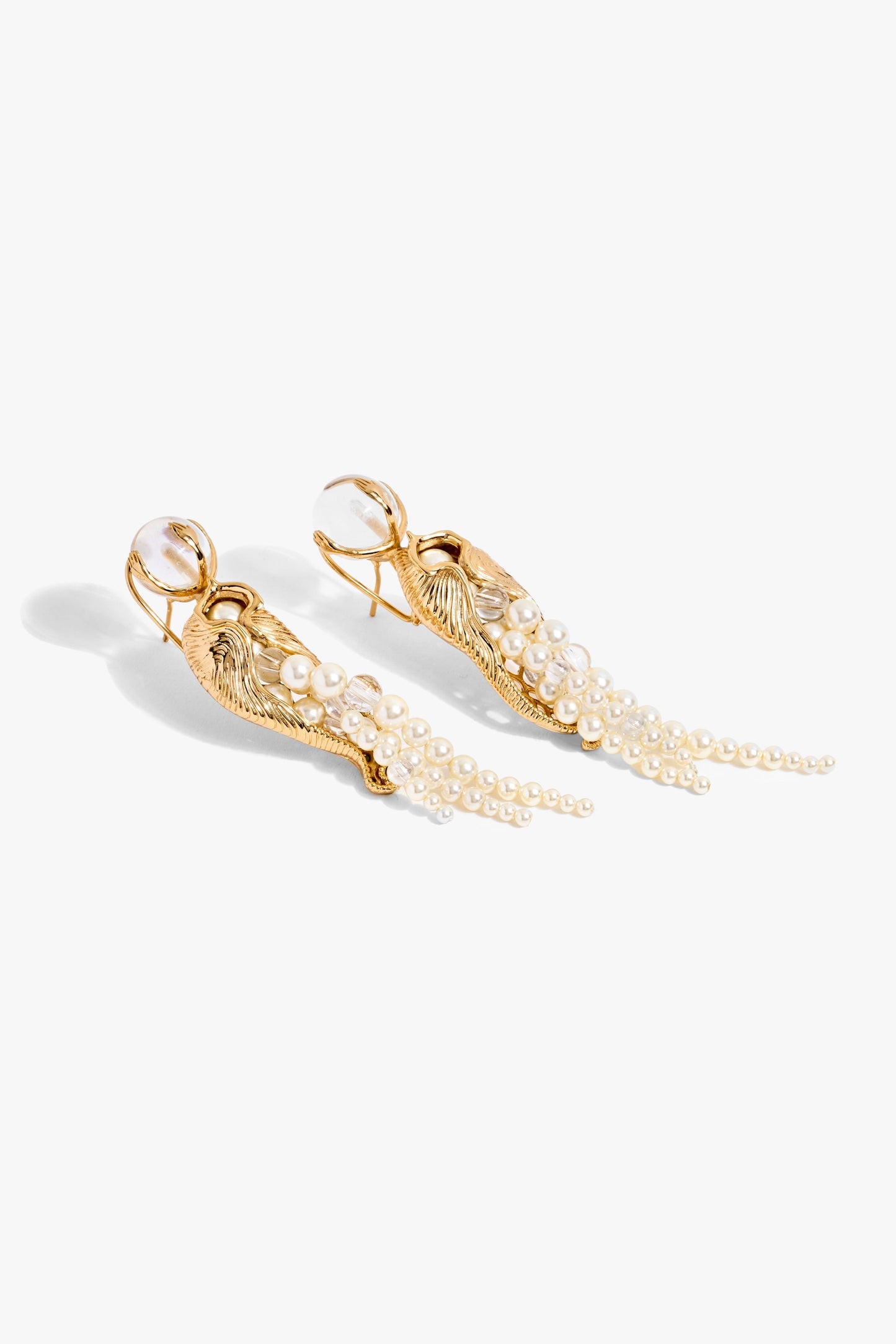 Nautilus Fringe Earrings