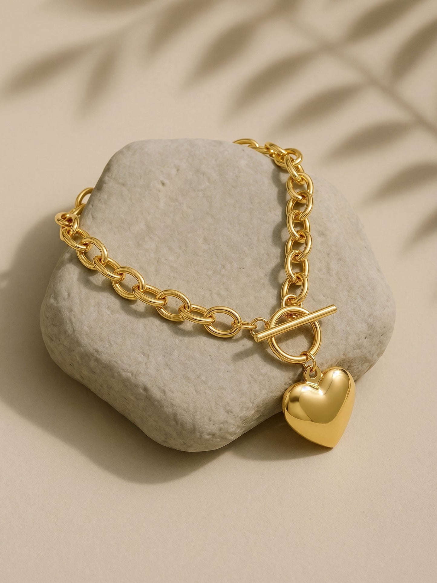 OnnMe by GIVA Heart Drop Gold Plated Bracelet