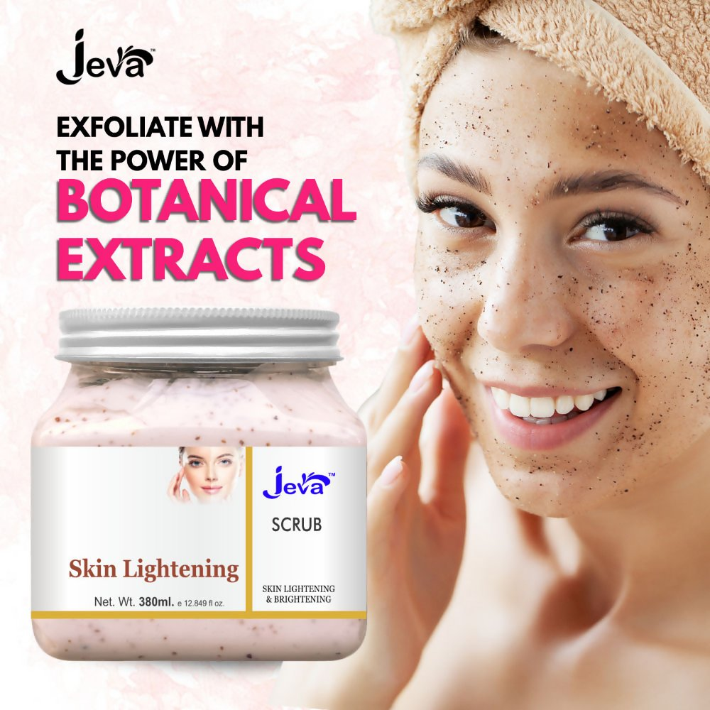 Jeva Skin Lightening Scrub Face & Body Exfoliates