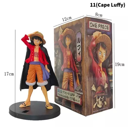 One Piece Luffy with Cape Action Figure | 17 cm | Anime Collectible