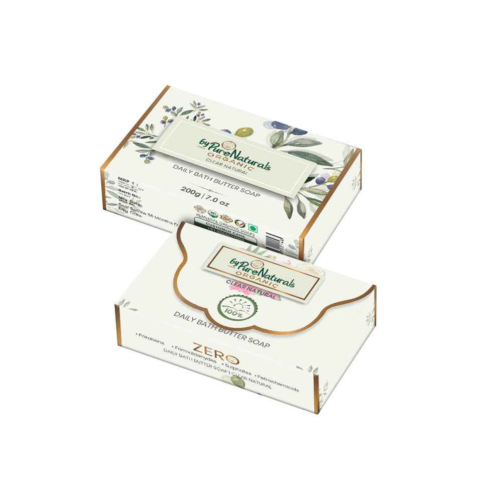 byPureNaturals Organic Shea Butter Clear Natural Soap
