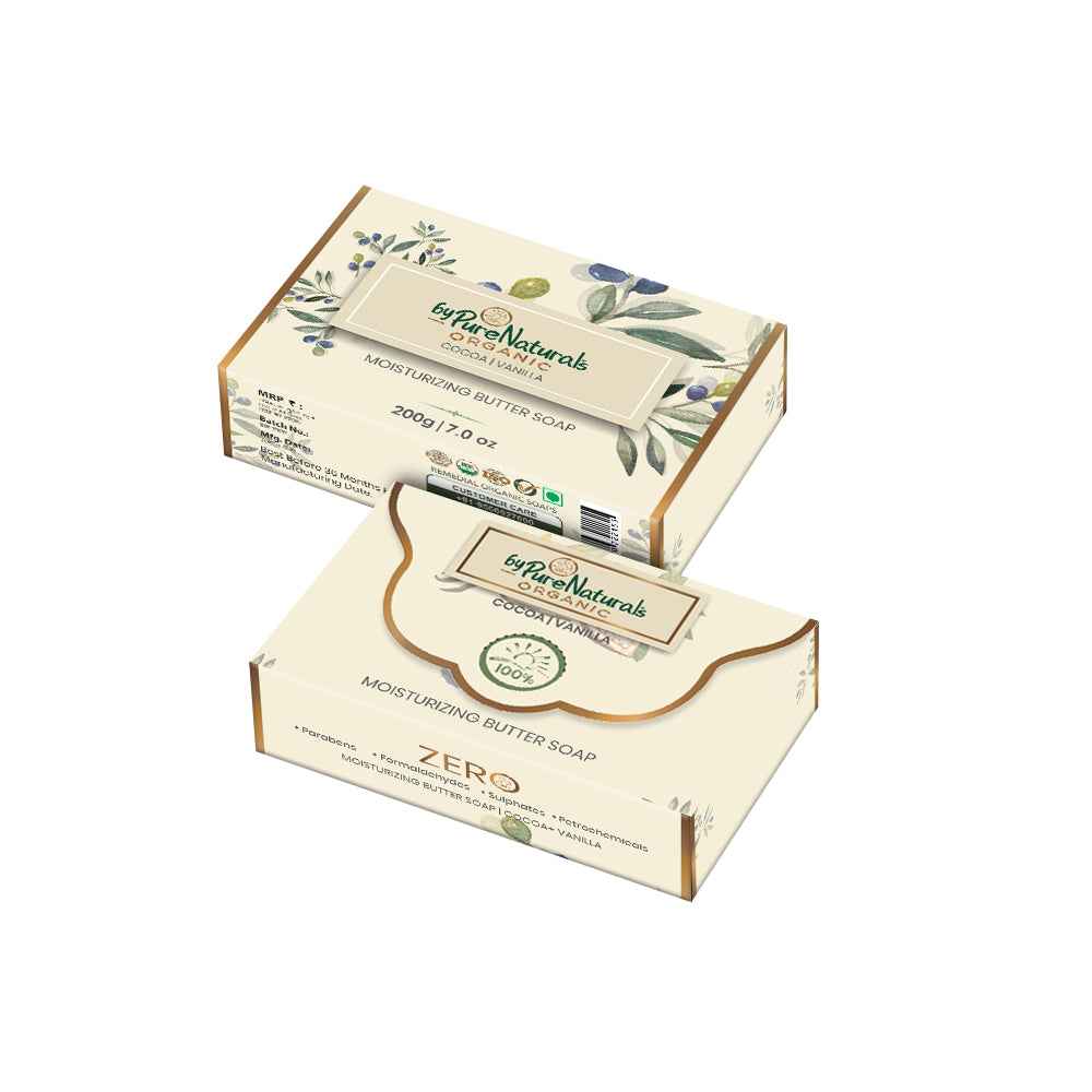 byPureNaturals Organic Shea Butter Cocoa Vanilla Butter Soap