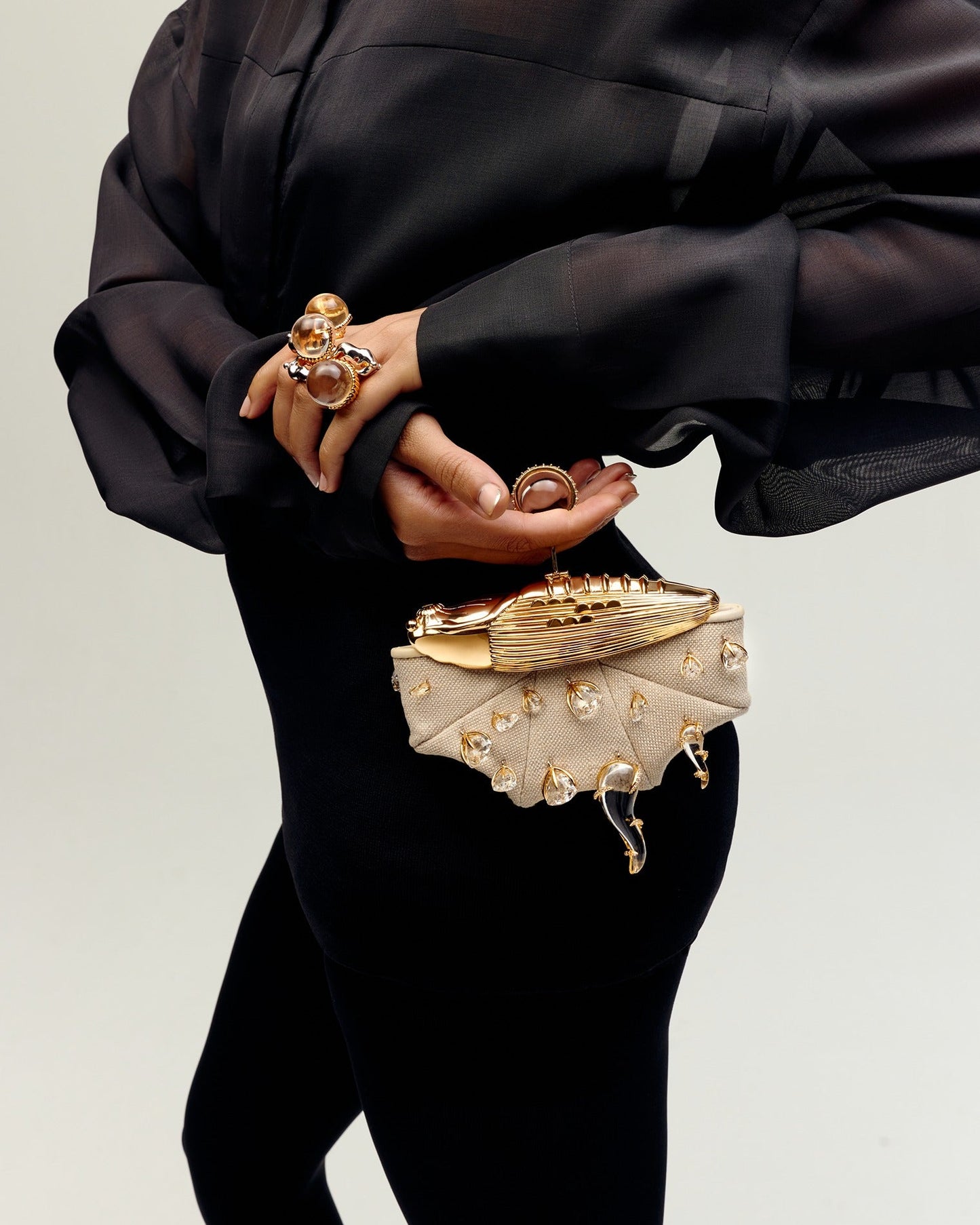 The Koko Couture Bag in Canvas Jute