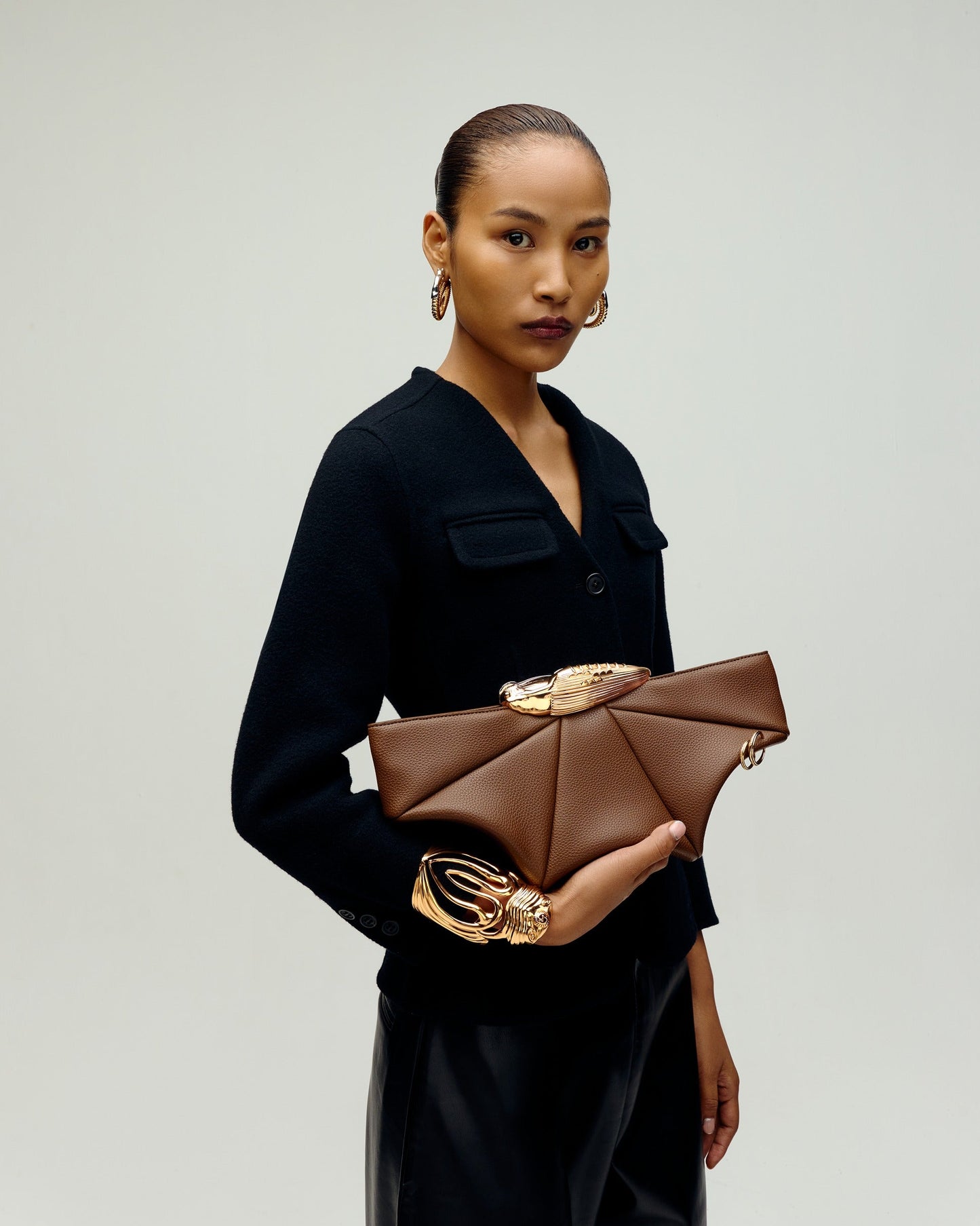 The Koko Klutch in Mocha Brown